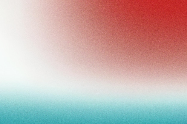 Diseño de fondo de textura granulada con gradiente de turquesa roja y blanca elegante