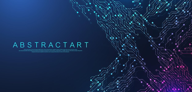 Diseño de fondo de textura de placa de circuito de tecnología moderna