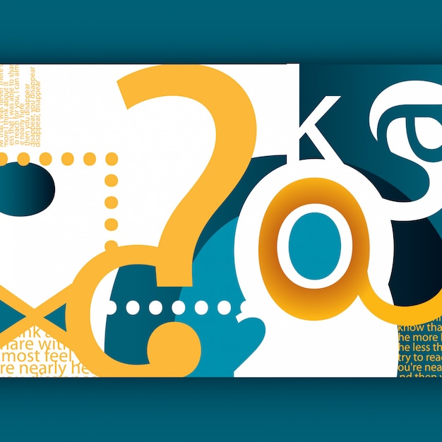 Diseño de fondo de tipografía