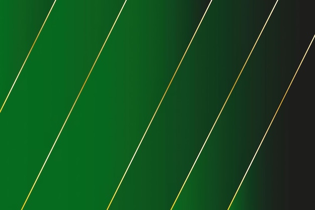 Diseño de fondo de tonos verdes con lineas doradas