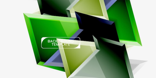Diseño de fondo triangular bajo poli triángulos multicolores vector