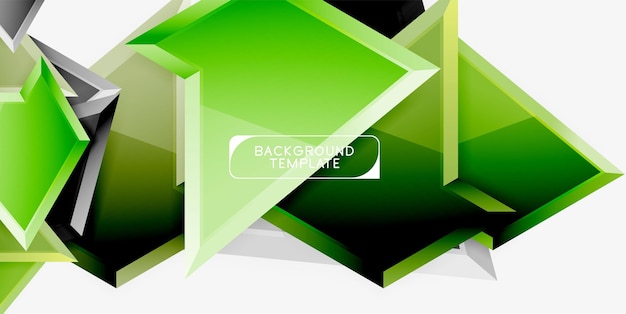 Diseño de fondo triangular bajo poli triángulos multicolores vector