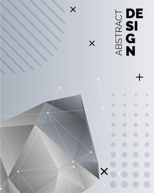 Diseño de fondo de triángulo borroso de vector negro Fondo geométrico en estilo Origami con degradado