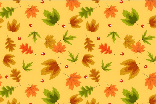 El diseño de fondo de Vector Autumn