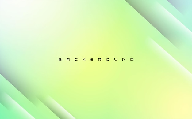 Diseño de fondo de vector moderno brillante amarillo verde degradado abstracto