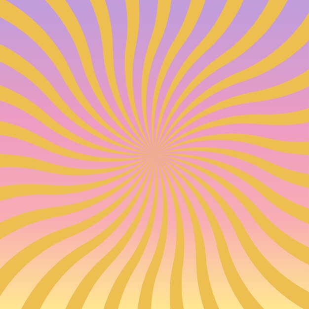 Diseño de fondo de vector de rayos de sol abstracto amanecer