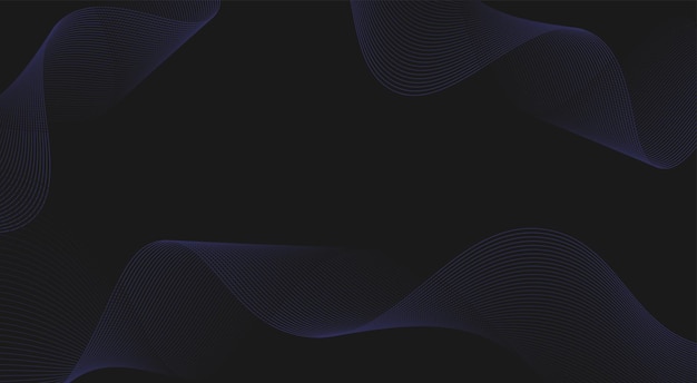 Diseño de fondo vectorial abstracto con composición dinámica de efecto de onda