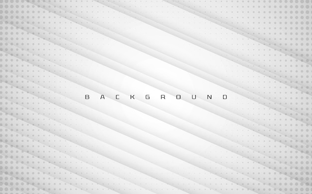 Diseño de fondo vectorial abstracto de línea blanca