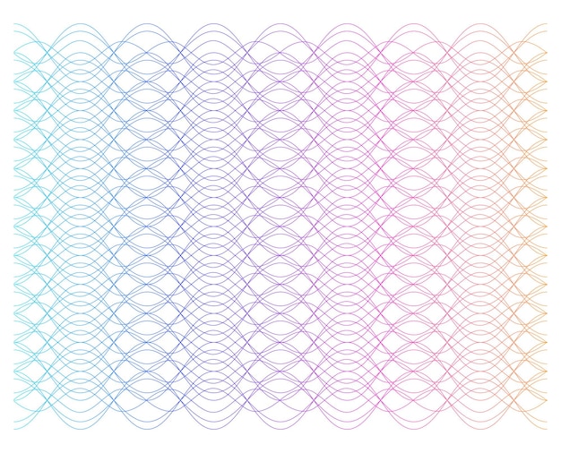 Diseño de fondo vectorial abstracto con textura de mosaico de laberinto Color suave del arco iris Fondo lineal Elementos de diseño Líneas poligonales Guilloche Capa protectora para billetes diplomas y certificados