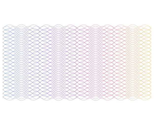Diseño de fondo vectorial abstracto con textura de mosaico de laberinto Color suave del arco iris Fondo lineal Elementos de diseño Líneas poligonales Guilloche Capa protectora para billetes diplomas y certificados