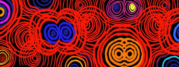 Diseño de fondo vectorial de línea grunge abstracto y colorido Superficie áspera moderna artística