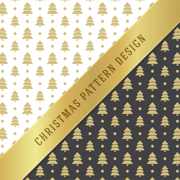 Diseño de fondo vectorial de patrón navideño para envolver tarjetas de felicitación de papel y decoración de envases