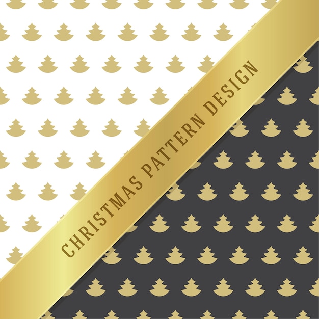 Diseño de fondo vectorial de patrón navideño para envolver tarjetas de felicitación de papel y decoración de envases