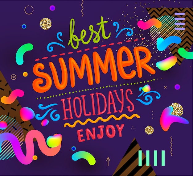 diseño de fondo de verano