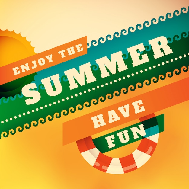 Diseño de fondo de verano