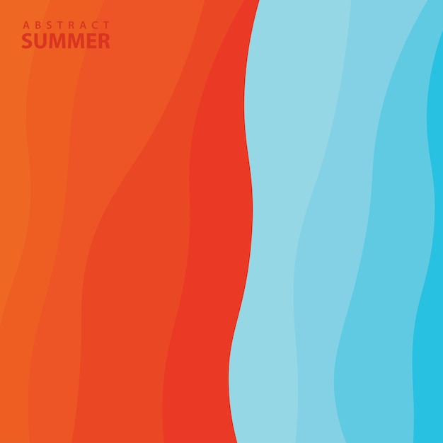 Diseño de fondo de verano