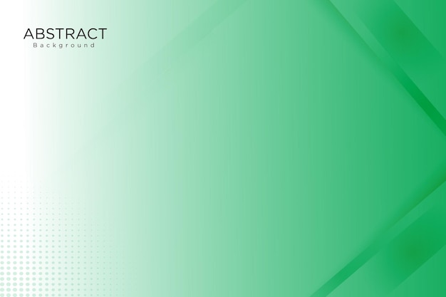 Diseño de fondo verde abstracto con líneas o fondo vectorial