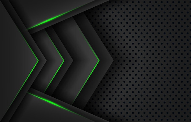 Diseño de fondo verde futurista
