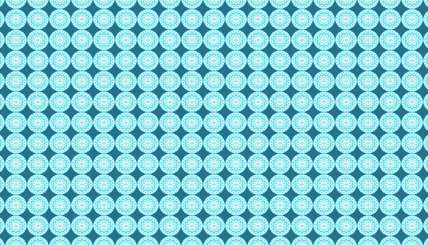Diseño de fondo vintage tribal inconsútil de mandala Vector Premium