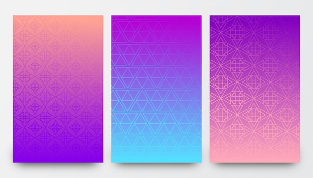 Diseño de fondos de patrón vintage abstracto