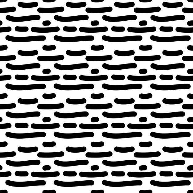 Diseño de forma abstracta de patrones sin fisuras dibujados a mano de ilustración de fondo de textura