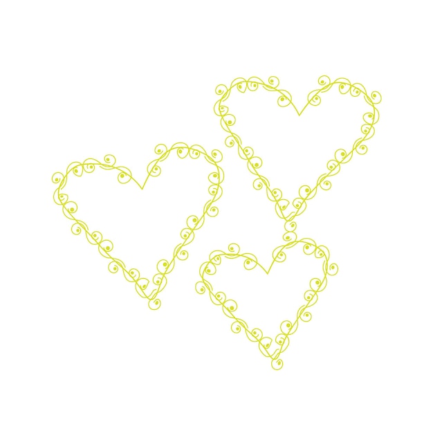 Diseño de forma de amor 78