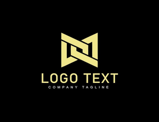 Diseño en forma de letra M diseño de íconos de logotipo de negocio abstracto diseño de logotipio de marca de la compañía idea de emblema de marca