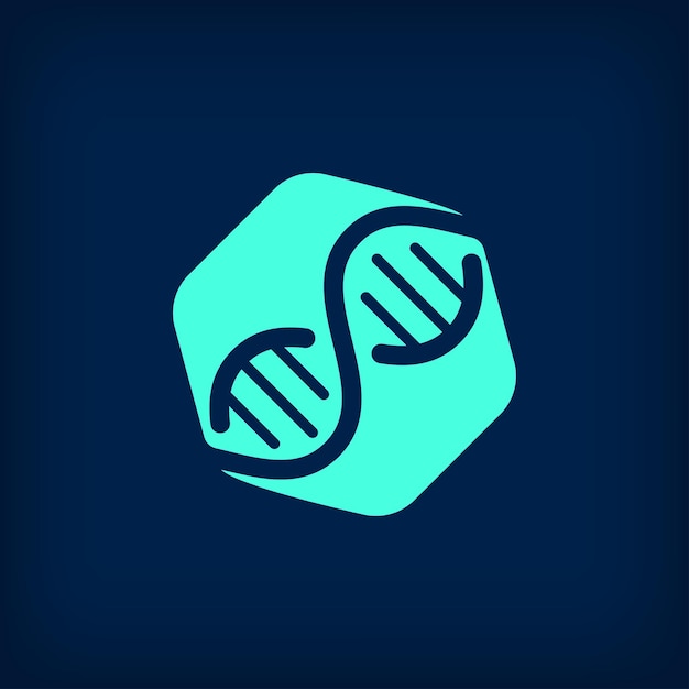 Diseño de la forma pentagonal del ADN Sector de investigación y laboratorios de ciencias de la salud