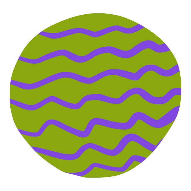 Diseño de formas abstractas minimalistas verdes y púrpuras onduladas