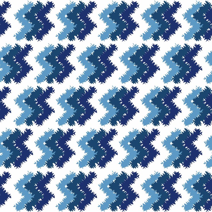 Diseño de formas azules abstractas con patrón sin costuras