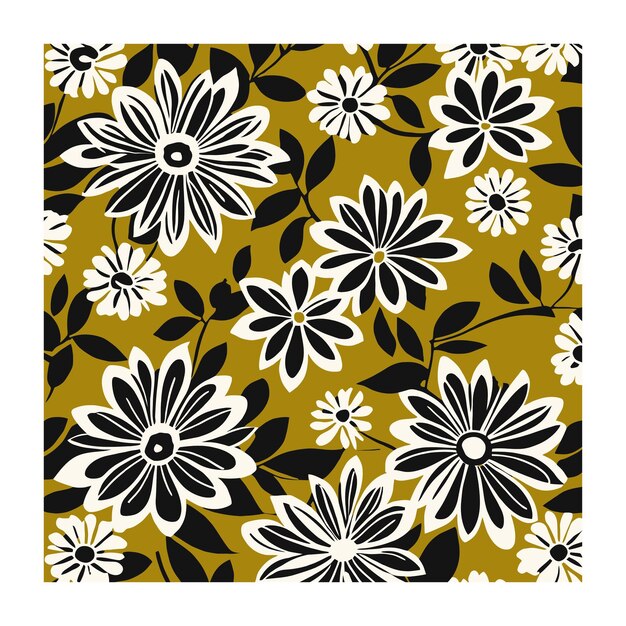 Diseño de formas botánicas eclécticas retro.