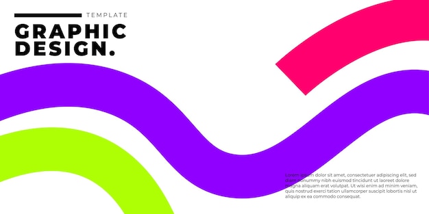 diseño de formas geométricas planas vector de fondo composición de formas dinámicas