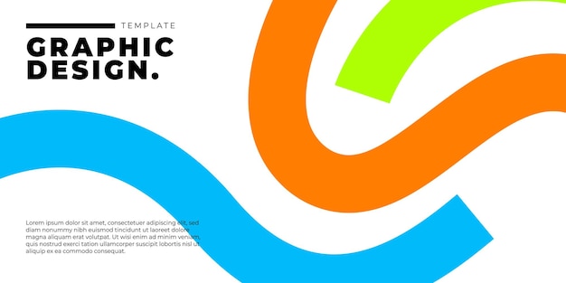 diseño de formas geométricas planas vector de fondo composición de formas dinámicas