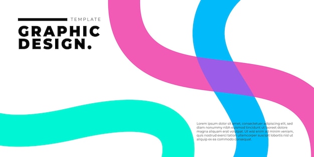 diseño de formas geométricas planas vector de fondo composición de formas dinámicas