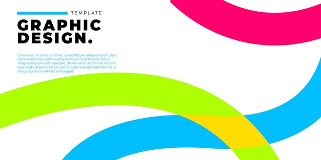 diseño de formas geométricas planas vector de fondo composición de formas dinámicas