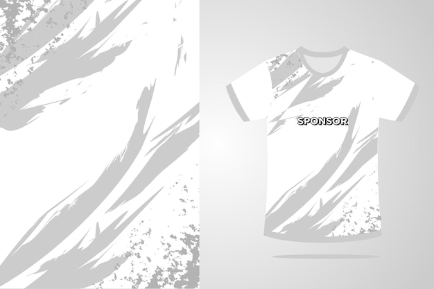 El diseño del frente de la camiseta de carreras deportivas Vector Vector EPS 10
