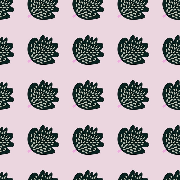 Diseño fresco y de moda sin costuras con suculentas y elementos florales ideales para impresiones de moda y fondos decorativos en colores vibrantes