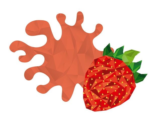 Vector diseño de frutas frescas