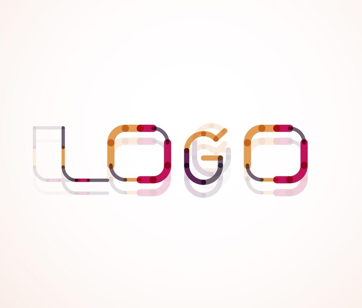 Vector diseño de fuente de palabra de logotipo