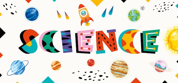 Diseño de fuente PrintColorful con formas abstractas