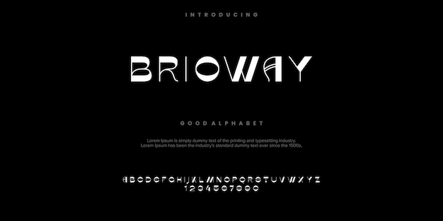 Diseño de fuentes Brioway