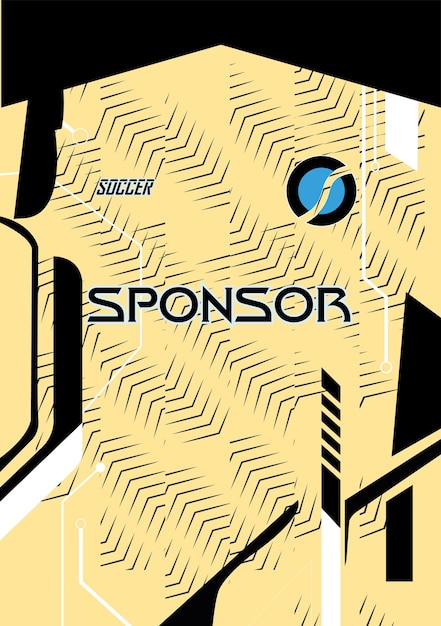 Diseño futurista de la camiseta de fútbol