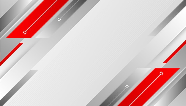 Diseño futurista moderno del ejemplo del vector del fondo del espacio en blanco blanco gris gris rojo abstracto
