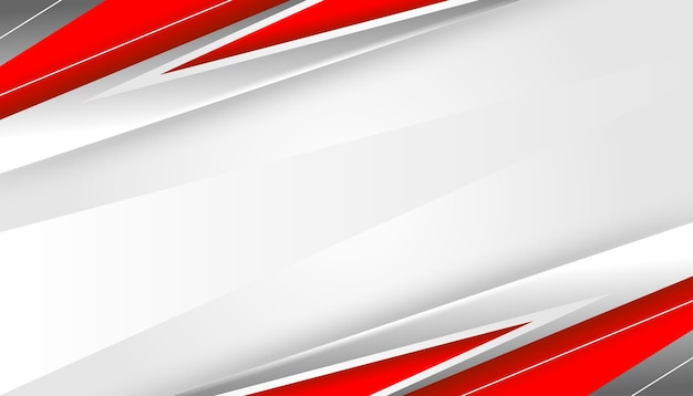 Diseño futurista moderno del ejemplo del vector del fondo del espacio en blanco blanco gris gris rojo abstracto