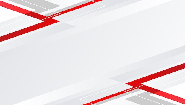Diseño futurista moderno del ejemplo del vector del fondo del espacio en blanco blanco gris gris rojo abstracto