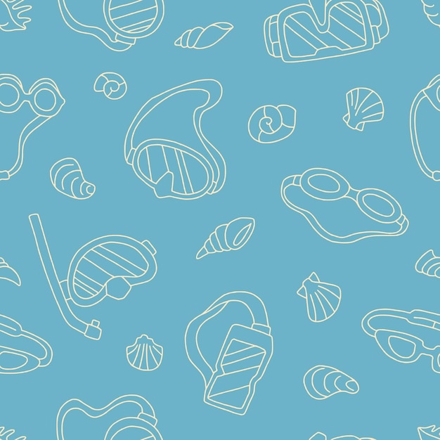 El diseño de las gafas de concha de mar sin costura