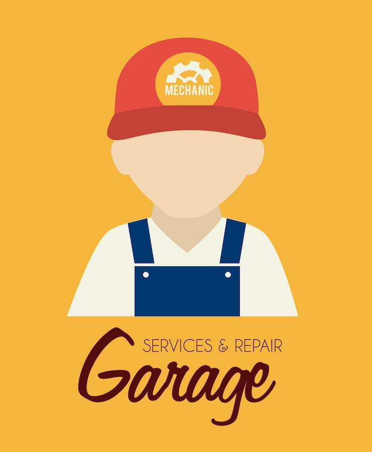 Vector diseño de garaje