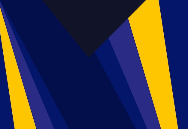Diseño geométrico abstracto con colores amarillo y azul