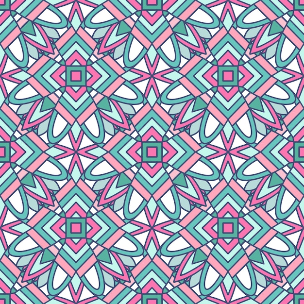 Diseño geométrico abstracto en colores pastel. Patrón étnico.