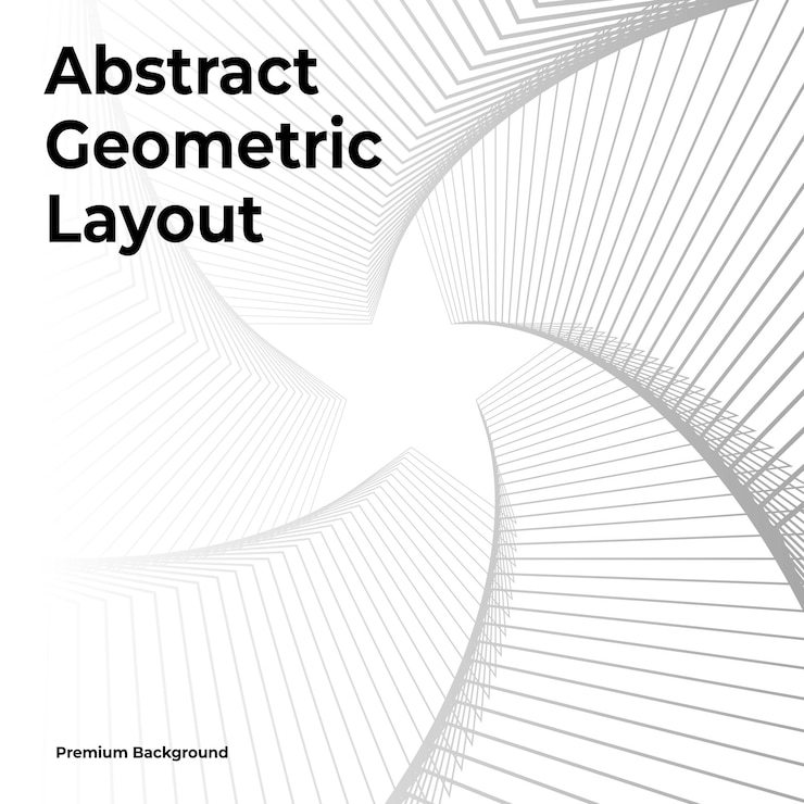 Diseño geométrico abstracto para empresas